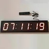big nixie tube 4 inch 6 digits LED clock with stopwatch and count up/down timer