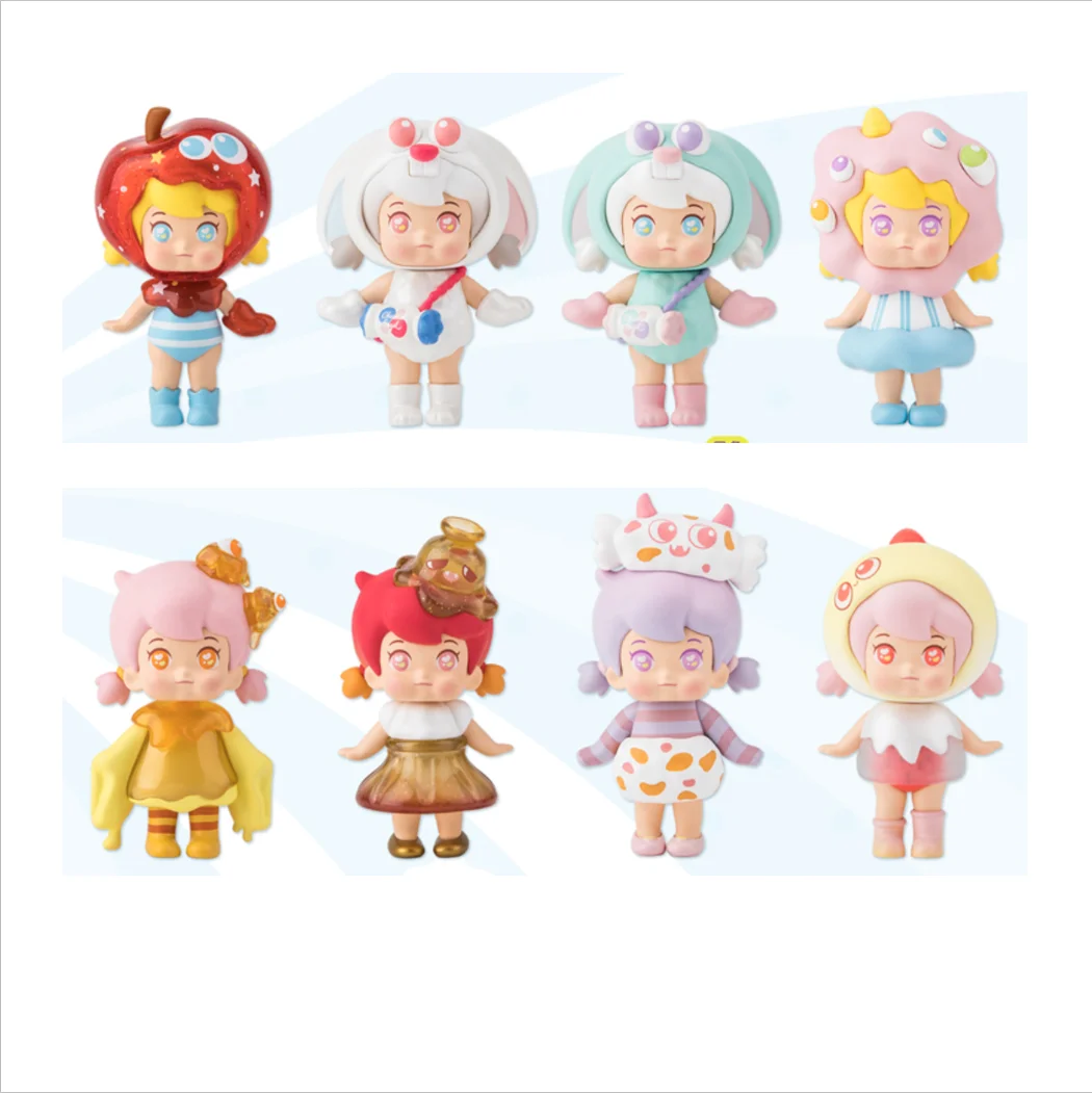 meiyan pop toy 3d blank soft sofubi toy oem/odm hot trump plastic mini pvc custom vinyl anime figure toys doll set made
