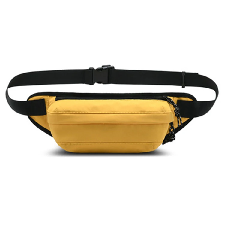 

Factory 2021 New Oxford Cloth Leisure Sports Outdoor Waist Bag Unisex Solid Color Fanny Pack, Yellow,black,blue,white,gray