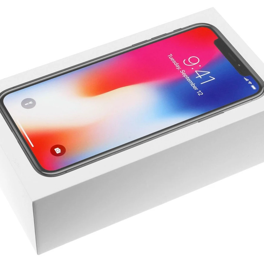 

Unlocked original factory reset 5.8" 3GB RAM 64GB/256GB ROM Hexa Core No Face ID 4G LTE Mobile Phone for iphone X Used