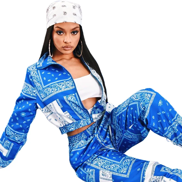 

Fashion Print Loose Set 2021 new arrivals Women Outfit Long Sleeve Spring Fashion Two-Piece Set, As picture