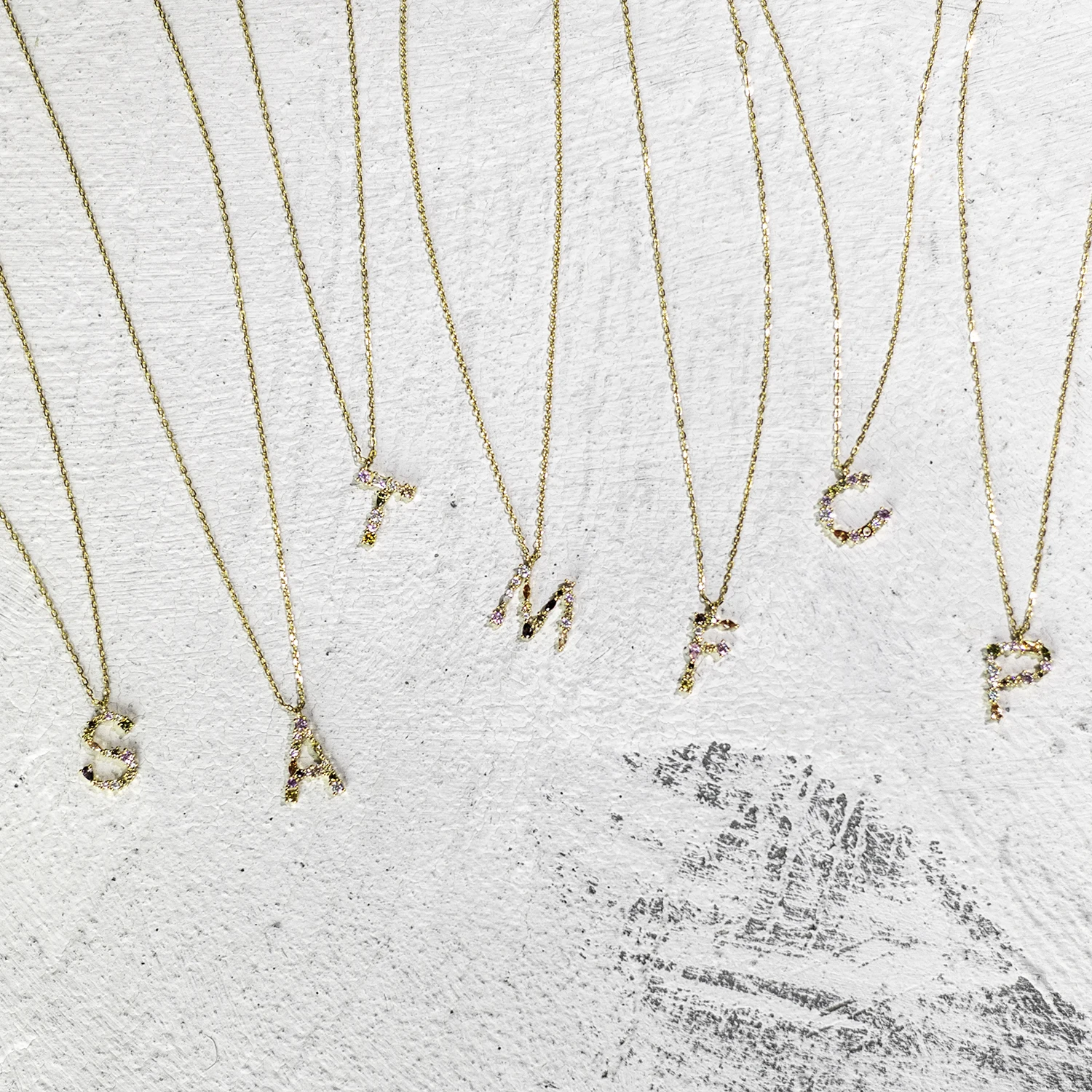 

Name Necklace Personalized Bridesmaid Graduation Day Gifts Rose Gold Pendant Alphabet Letter Initial Necklace