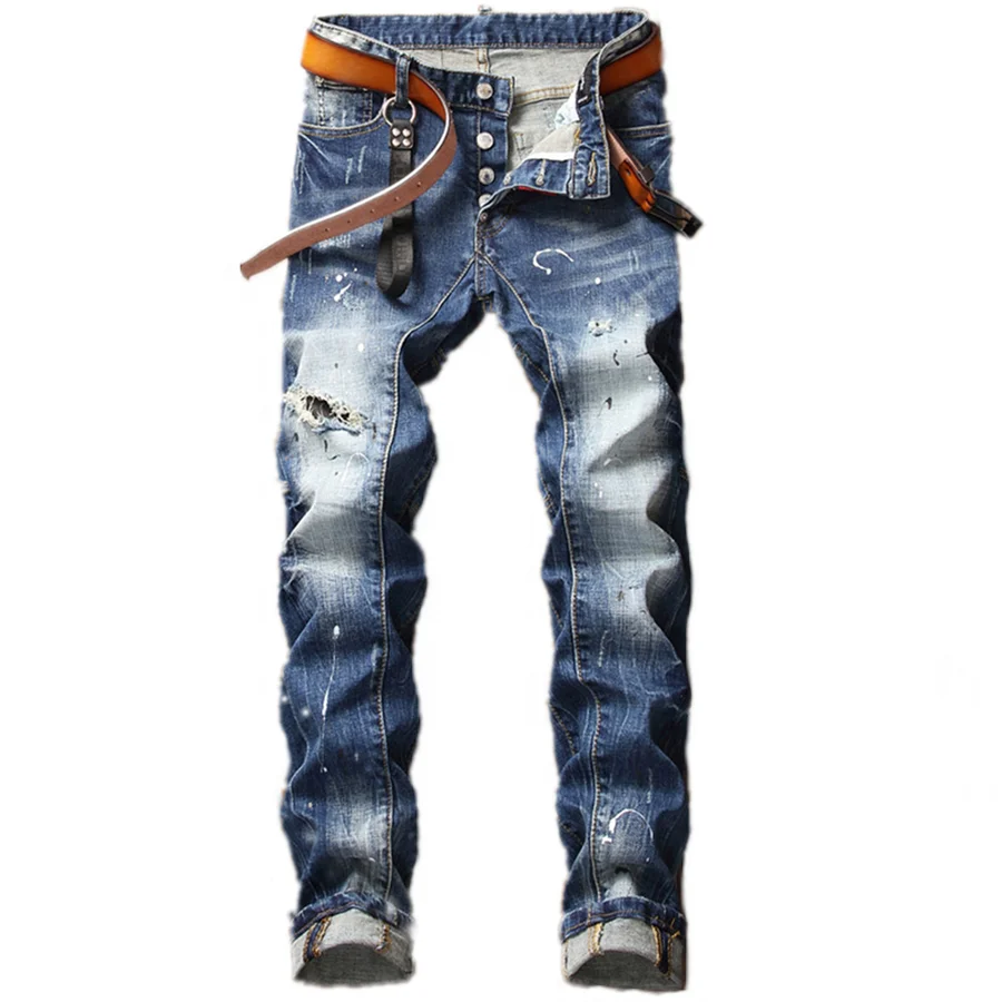 patch jeans mens