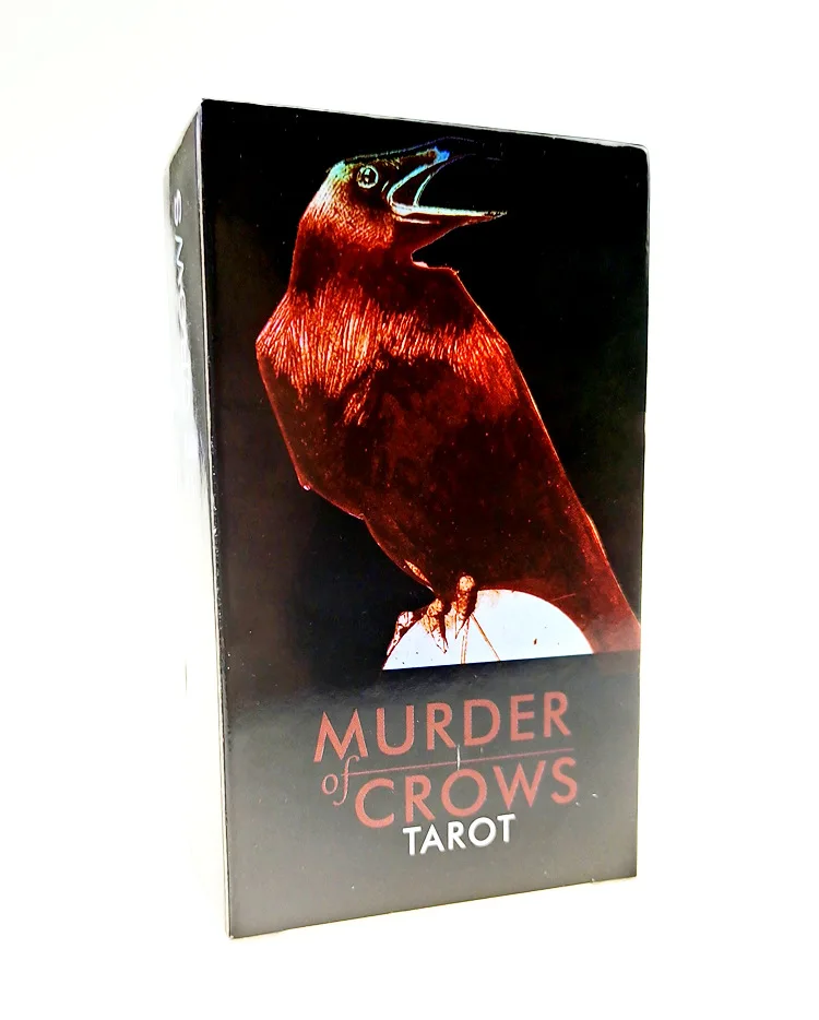 

New Tarot Card Murder of Crows Tarot English Oracle Card for Divination Tarot Deck Card Board Game for Adult with PDF Guidance