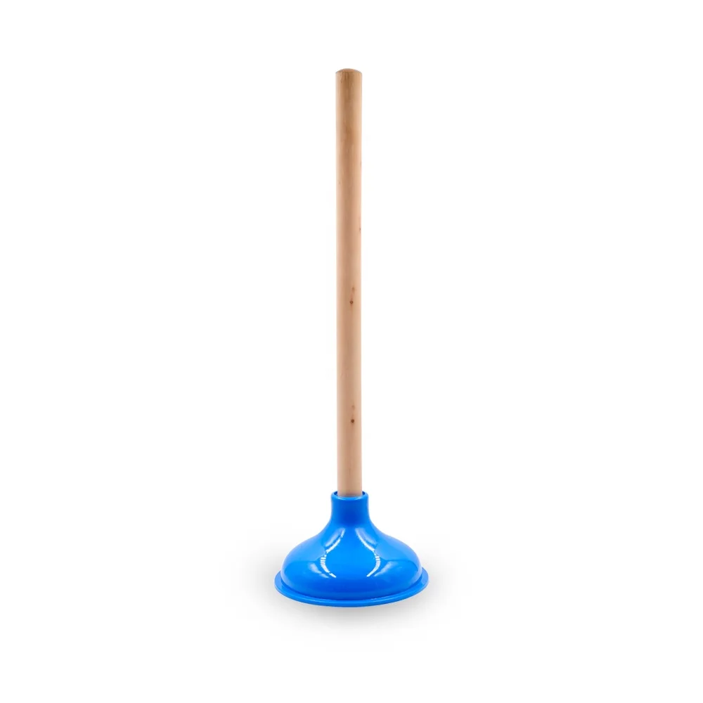 

New design PVC and Wood Handle Toilet Plunger, Customized