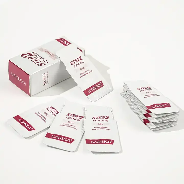 

Icosign lashlift wimpern lifting oem lash lift sachet solution with box