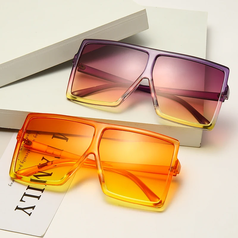 

New Style Trendy Square Oversized Shades Sunglasses