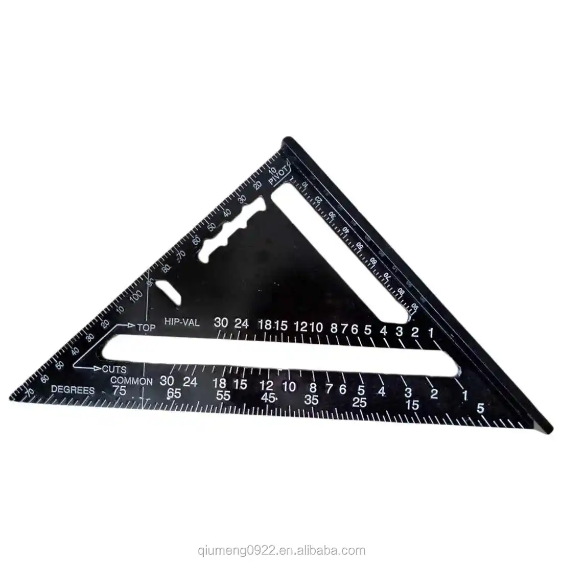 Aluminum Alloy Speed Square Triangle Angle Protractor Ruler Woodworking 4 Colors 