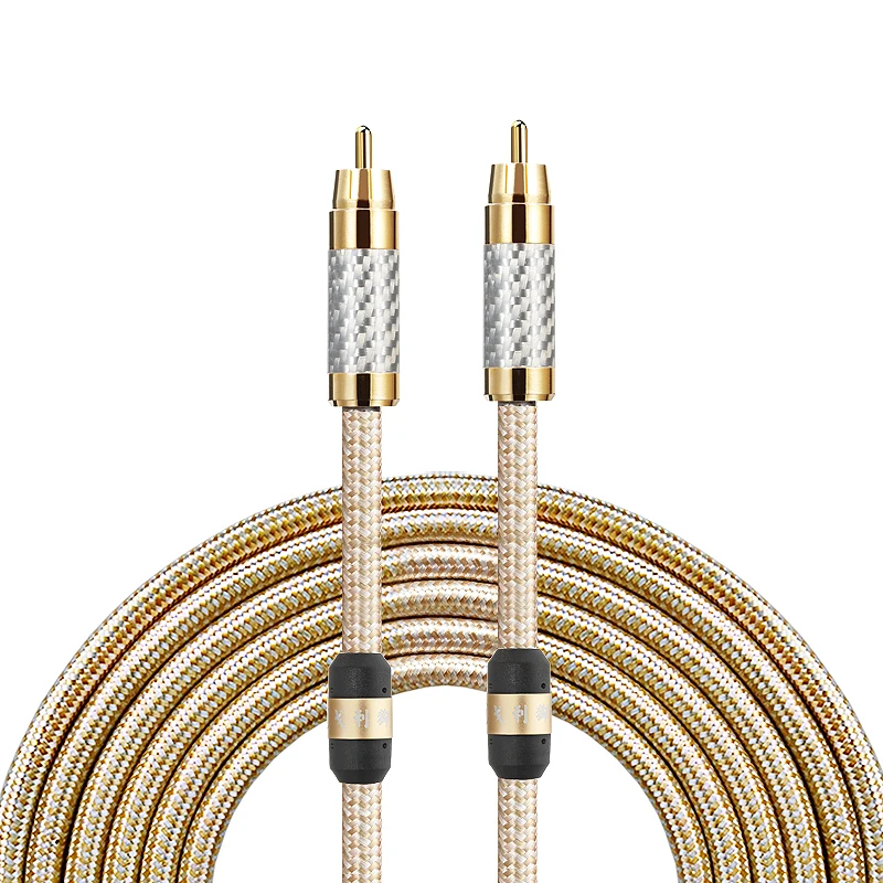 

High-End Pure Music Lotus RCA Male to Male Luxurious Audio Cable