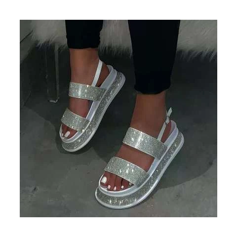 

2021 Custom Summer Durable Shiny Comfortable Slides Sandals with Logo, Picture