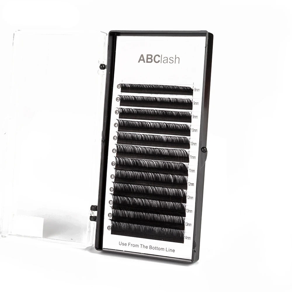 
cheap mink cruelty free individual flare synthetic eyelash extensions russian 