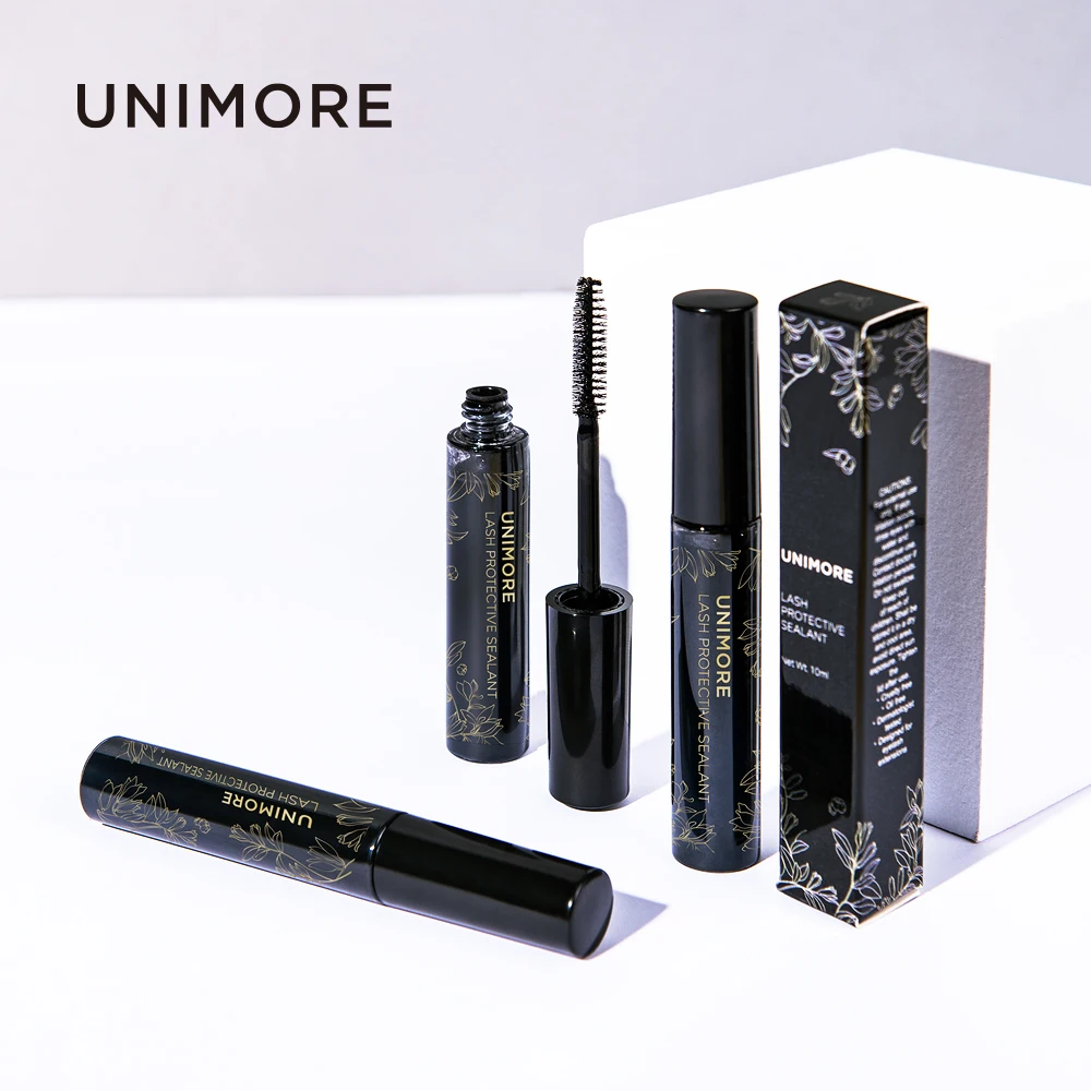 

Unimore Korea top Lash Sealant Oily Free Eyelash Protector eyelash glue private label With MSDS Safe Lash Supplies, Black