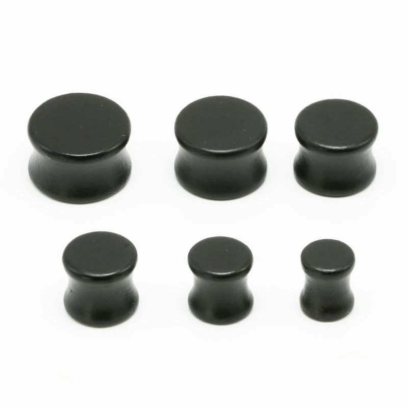 

Ear Plugs Piercing Natural Black Wooden Ear Expander Wood Plugs