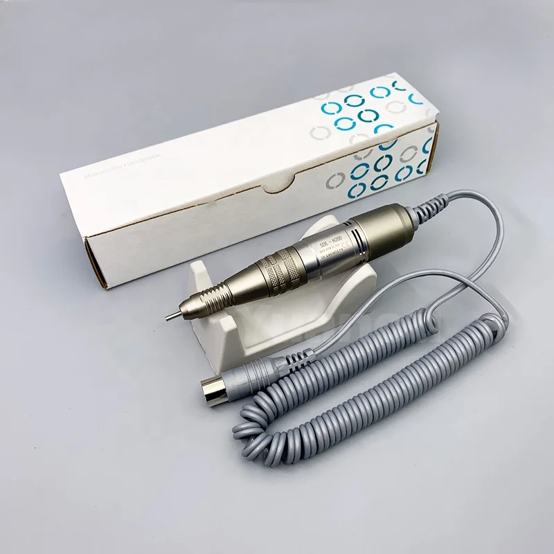 

wholesale micromotor electric nail drill handpiece 30000 rpm, Silver