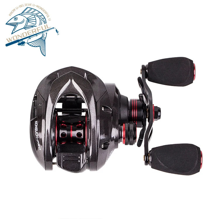 

Wholesale 11+1BB 7.3:1 EVA Waterproof Metal Right Left Hand Max Drag 8kg Baitcasting Fishing Reel For Freshwater, Oem