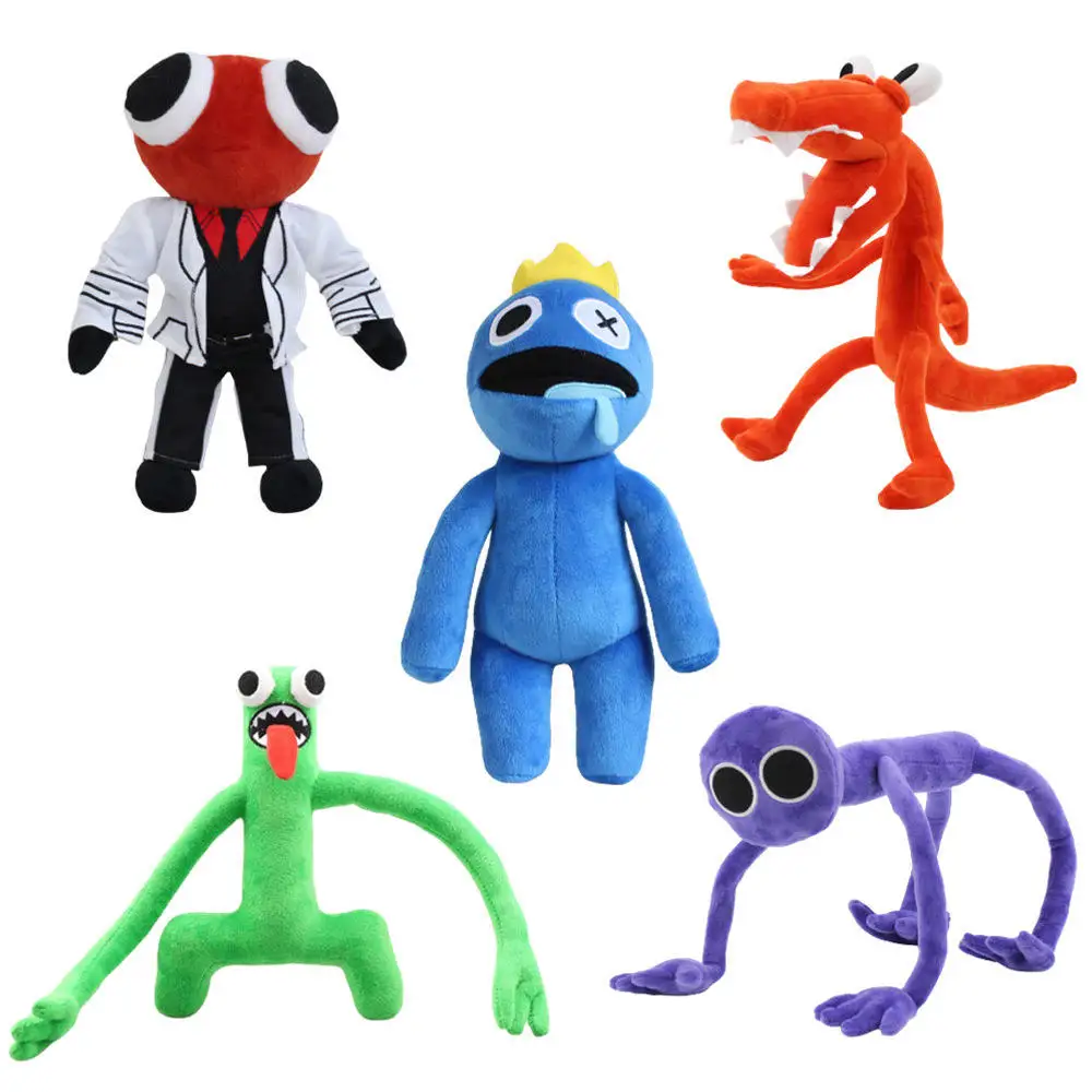 

Hot Selling Cheap Cute Plush Game Doll Stuffed Animals Rainbow Friends Plush for Game Fans