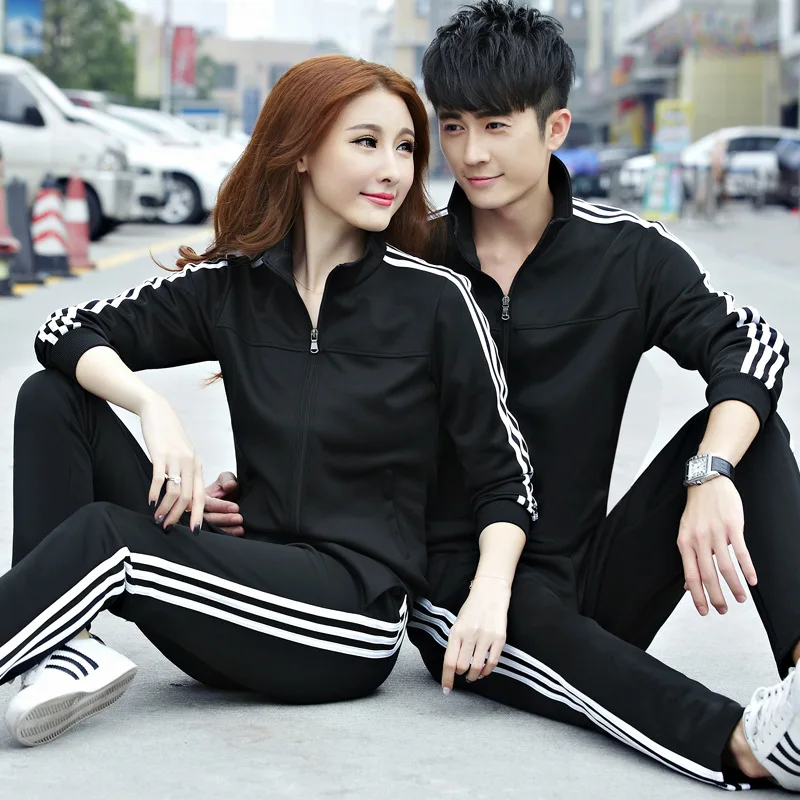 

Custom Logo Couple Tracksuit Wholesale Sport Suit Clothing Mens Track Suits