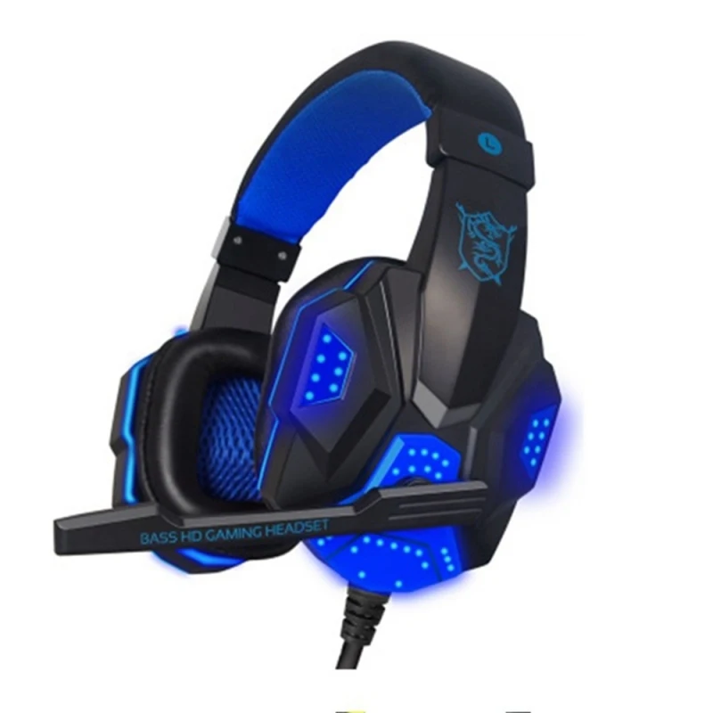 

Most Popular Gaming Earphone PLEXTONE PC780 Over-Ear Subwoofer Stereo Bass Headband Headset with Microphone USB LED Light