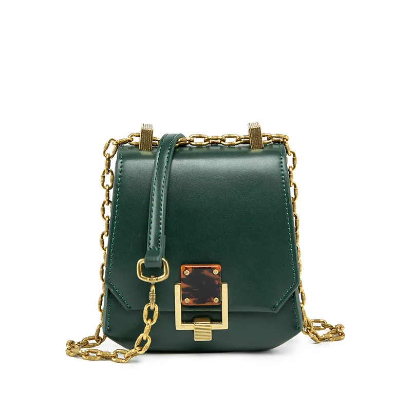 

Wholesale Manufacturer 4 Colors Light Weight Acrylic Chain PU Women Handbag