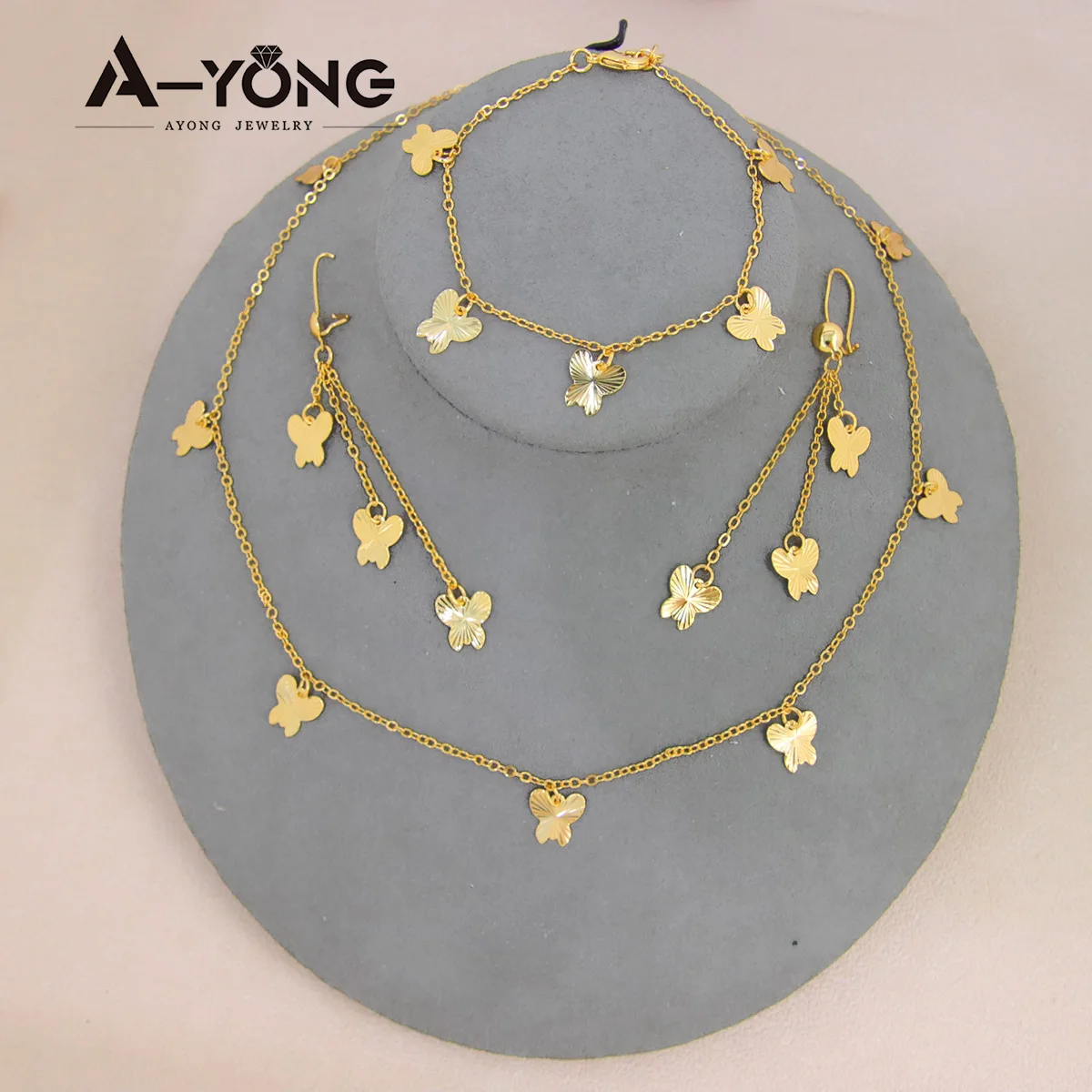 

New Product Ideas 2023 Fine Jewelry Jewelry Sets 24k Gold Jewelry Butterfly Necklace