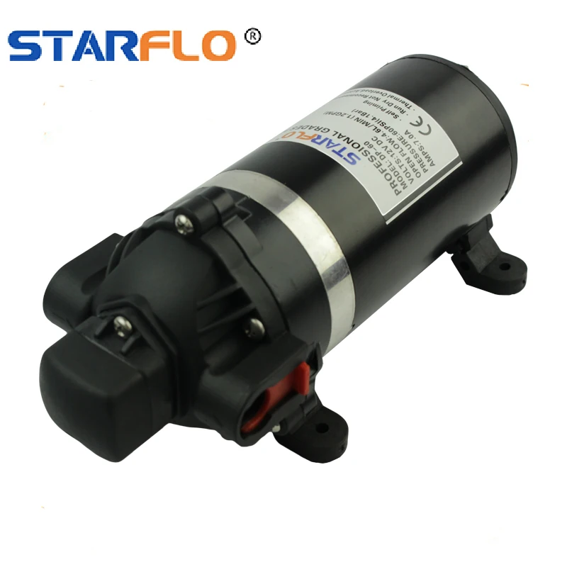 

STARFLO DP-100 5.5LPM 100PSI 12v dc mini portable car wash bike pump small electrical self-priming water transfer pump