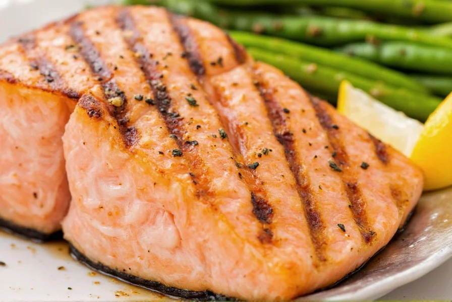 Spicy salmon with paprika