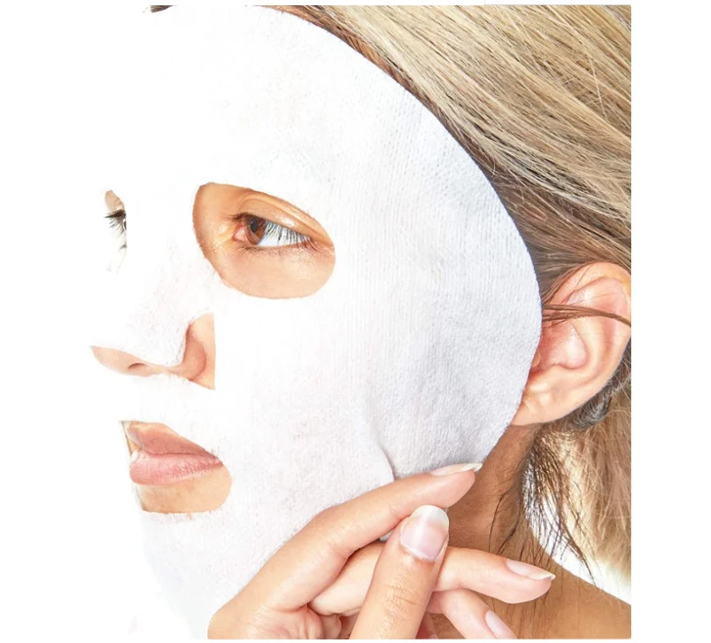 

Compressed Facial Mask Sheet Beauty DIY Disposable Mask Paper Natural Cotton Skin Care Wrapped Masks Normal Thick, White