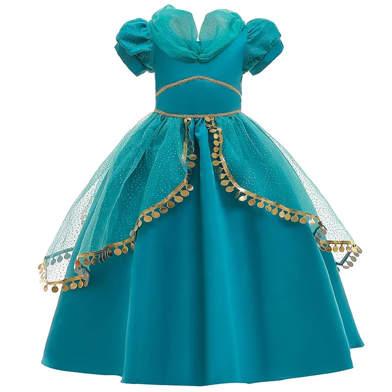 

Kids Jasmine Princess Dress Party Ball Gown Clothing Children Arabian Princess Fancy Dresses