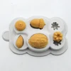 Hazelnut walnut melon pine cone fondant cake mold silicone chocolate mold diy decorative baking tools