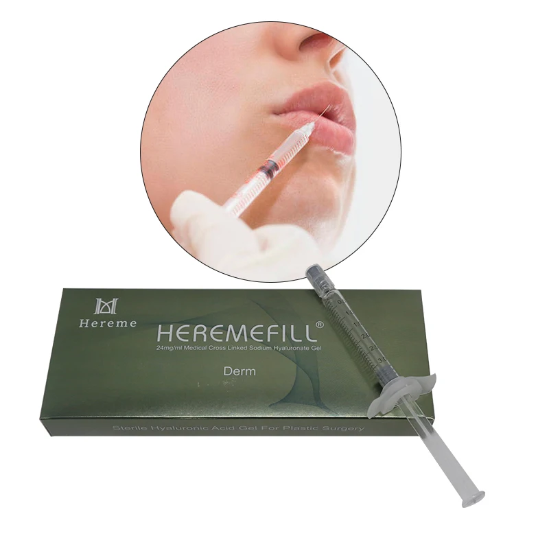 

Hot sale 2ml Dermal Filler Hydrogel Injections injectable Hyaluronic Acid gel for Lip Fullness, Transperant