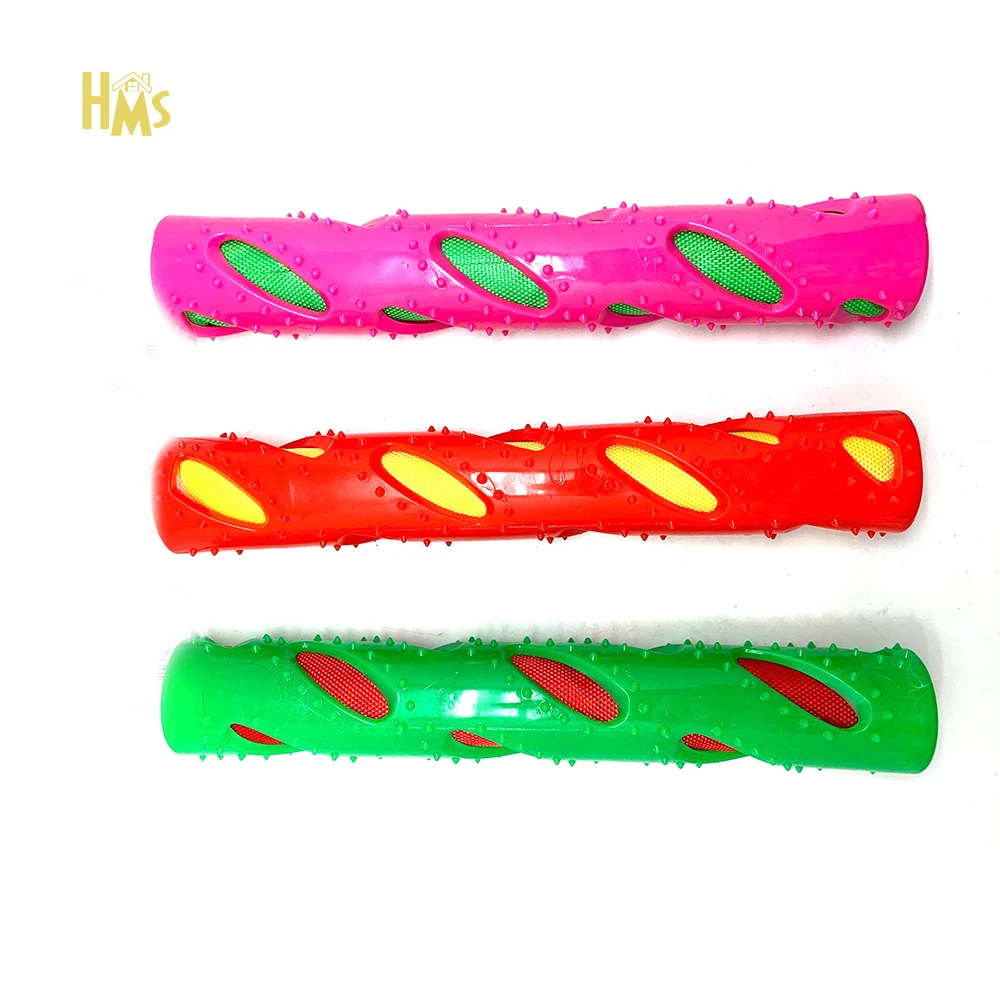 

HMS Pet Toy China Super Factory Wholesale TPR Dog Toys Chew, Red green pink