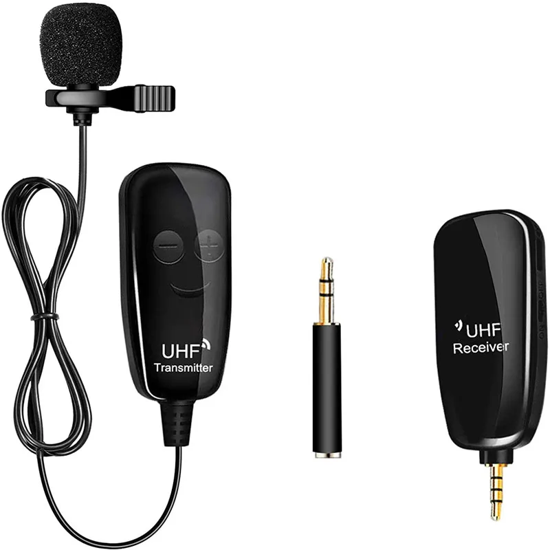 

UHF Mobile Phone Lavalier Style Mobile Phone Live Sound Professional Interview Live Broadcast long range phone microphone