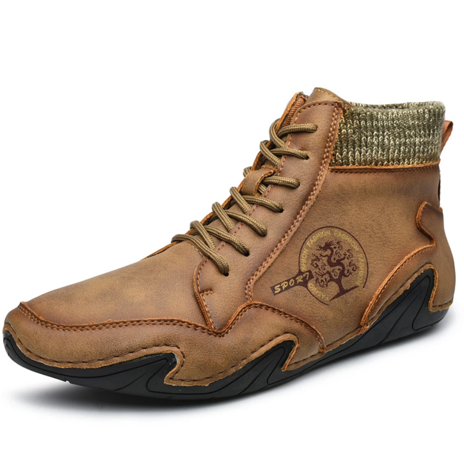 

Autumn winter new high top shoes Octopus men's large socks Martin boots fashion retro beans shoes