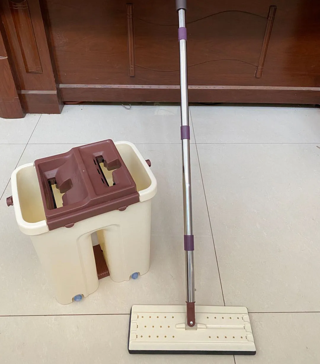 

Best Selling 360 Spin Home Cleaning System flat Floor Mop Bucket Cleaning Mop And Bucket Set / Easy Spin Mop With Spin 360