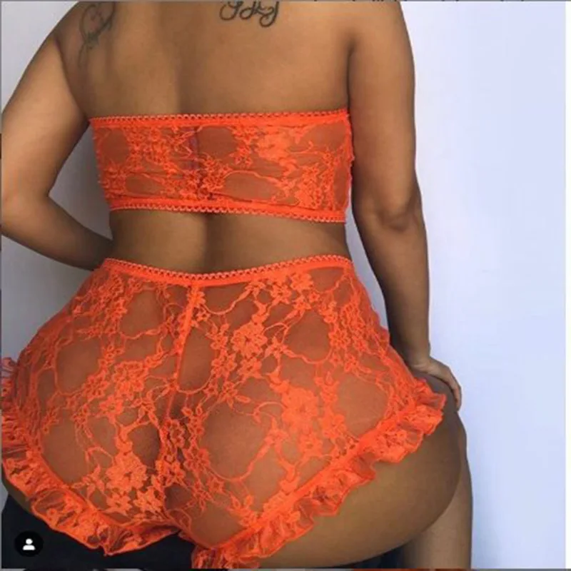 
Wholesale Women Transparent Sheer Mesh Lace Cupped Sexy Lingerie for women 
