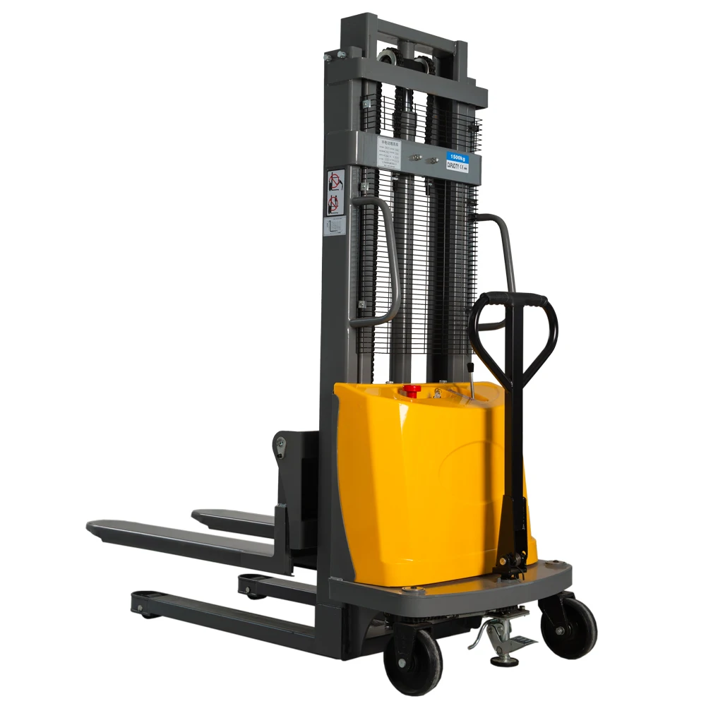 Electric Infrared Induction Heavy-Duty 1500kg Electric Pallet Truck with 1 Year Warranty