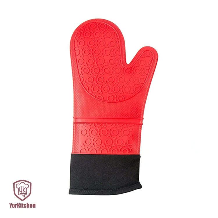 

Professional Grilling gloves Silicone Oven Mitt Waterproof Non-Slip Potholder for Barbecue