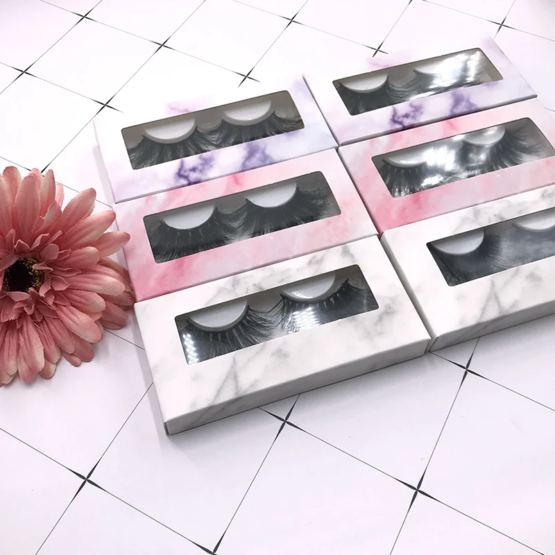 

FDshine company wholesale 25mm mink lashes dramatic fluffy eyelashes with free soft box