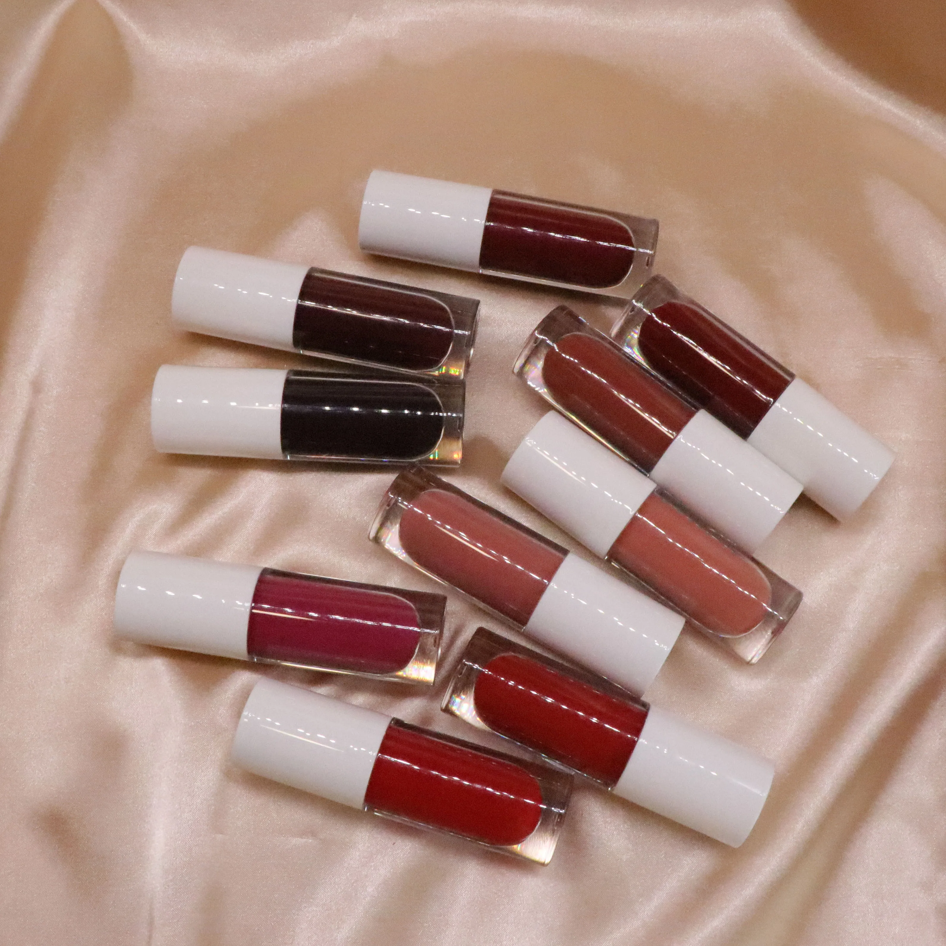 

Drop shipping high quality fashion vegan clear lipgloss wholesale private label clear lip gloss