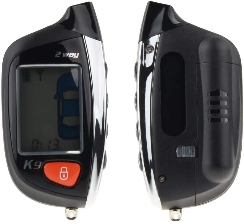 EASYGUARD EC200-K9 Two Way Car Alarm System with Remote Start, Shock ...