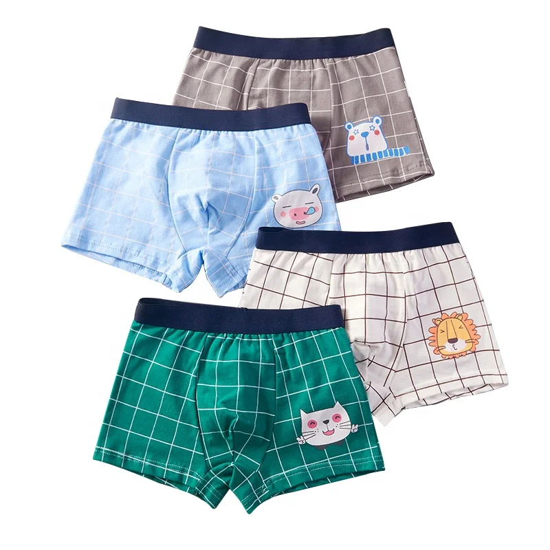 

Wholesale pure cotton Boys panties, Four colors