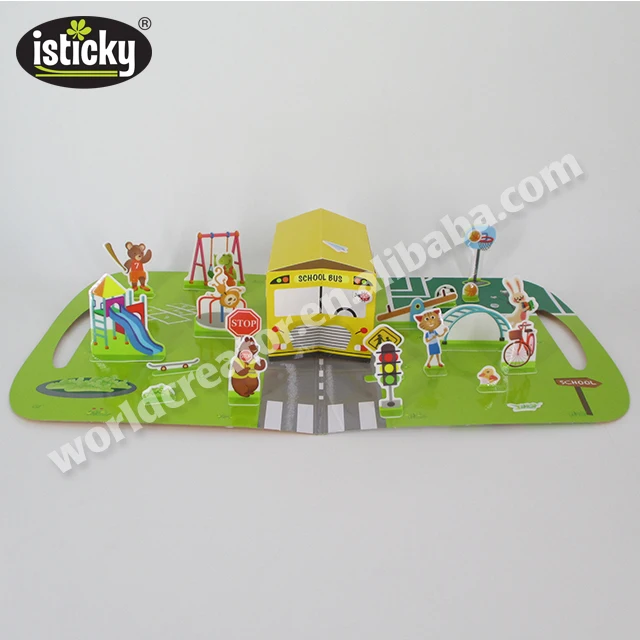 
Free sample wholesale waterproof design custom printing pop up books sticker 