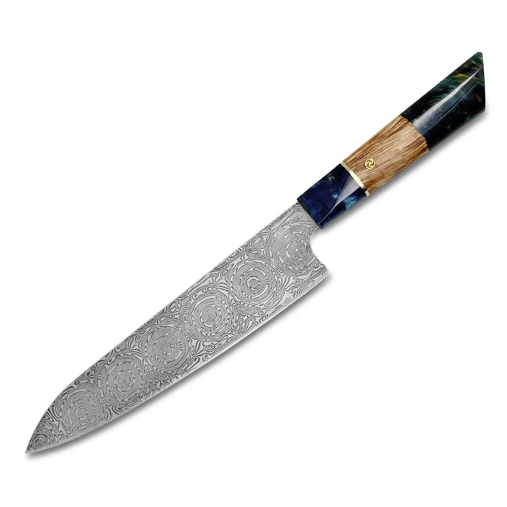 

Professional Grade Japanese Damascus 67 layers Stainless Steel Slicng Chef's Knife Chef Knife