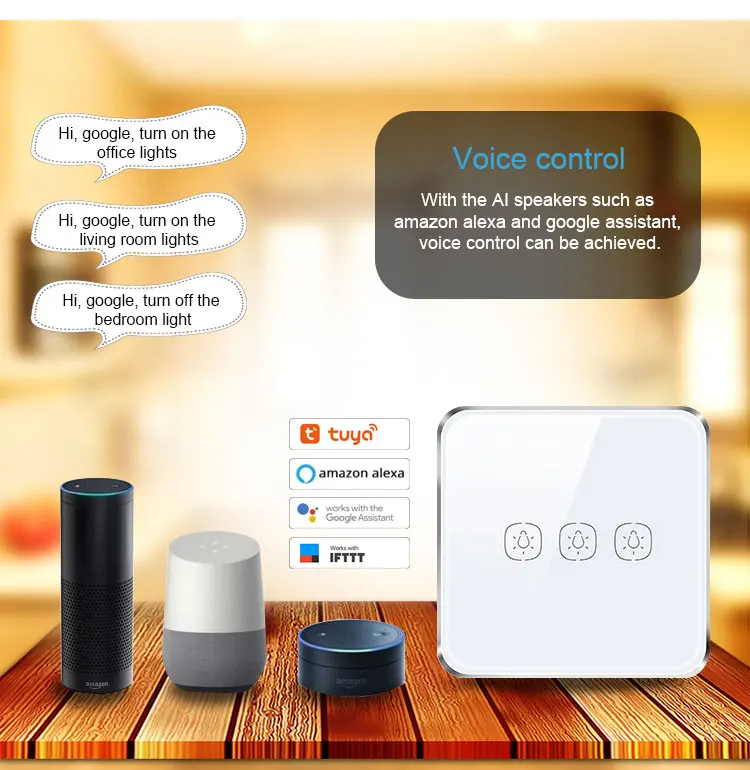 New Arrival Wholesale 3 gang Wall Smart Zigbee Light Switches - ANKUX.COM