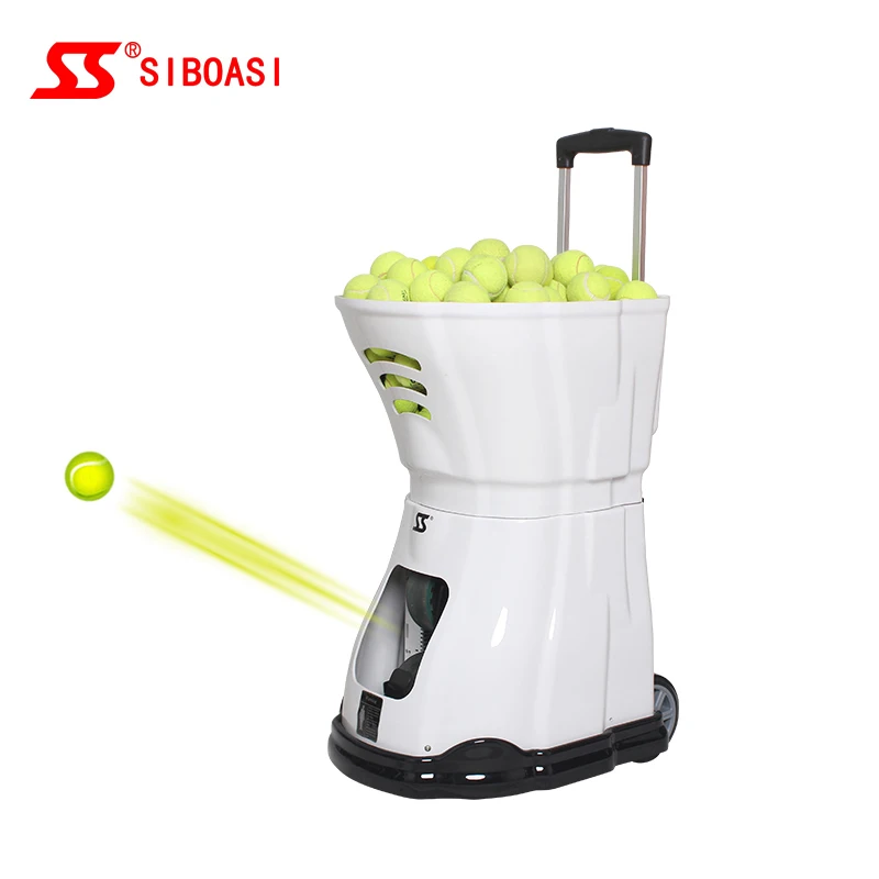 

Automatic Throwing SIBOASI S3015 Tennis Ball Training Machine With Remote Control