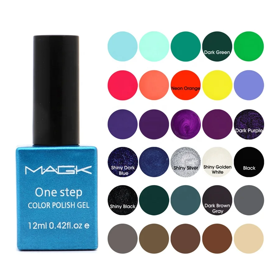 

RTS MAGK ONE STEP No.056 Christmas sale wholesale private label easy soak off nail gel polish uv gel acrylic nail sets., 96 colors