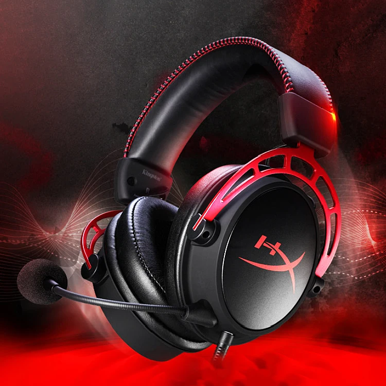 

HyperX Cloud Alpha Head Phone Gaming Headset Wired Hyper X Gamer Headphones