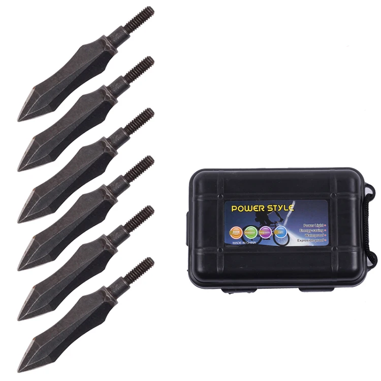 

SPG Archery 150 Grain Arrow Heads Broadheads Storage Box 6pcs Crossbow Broadheads for Sale