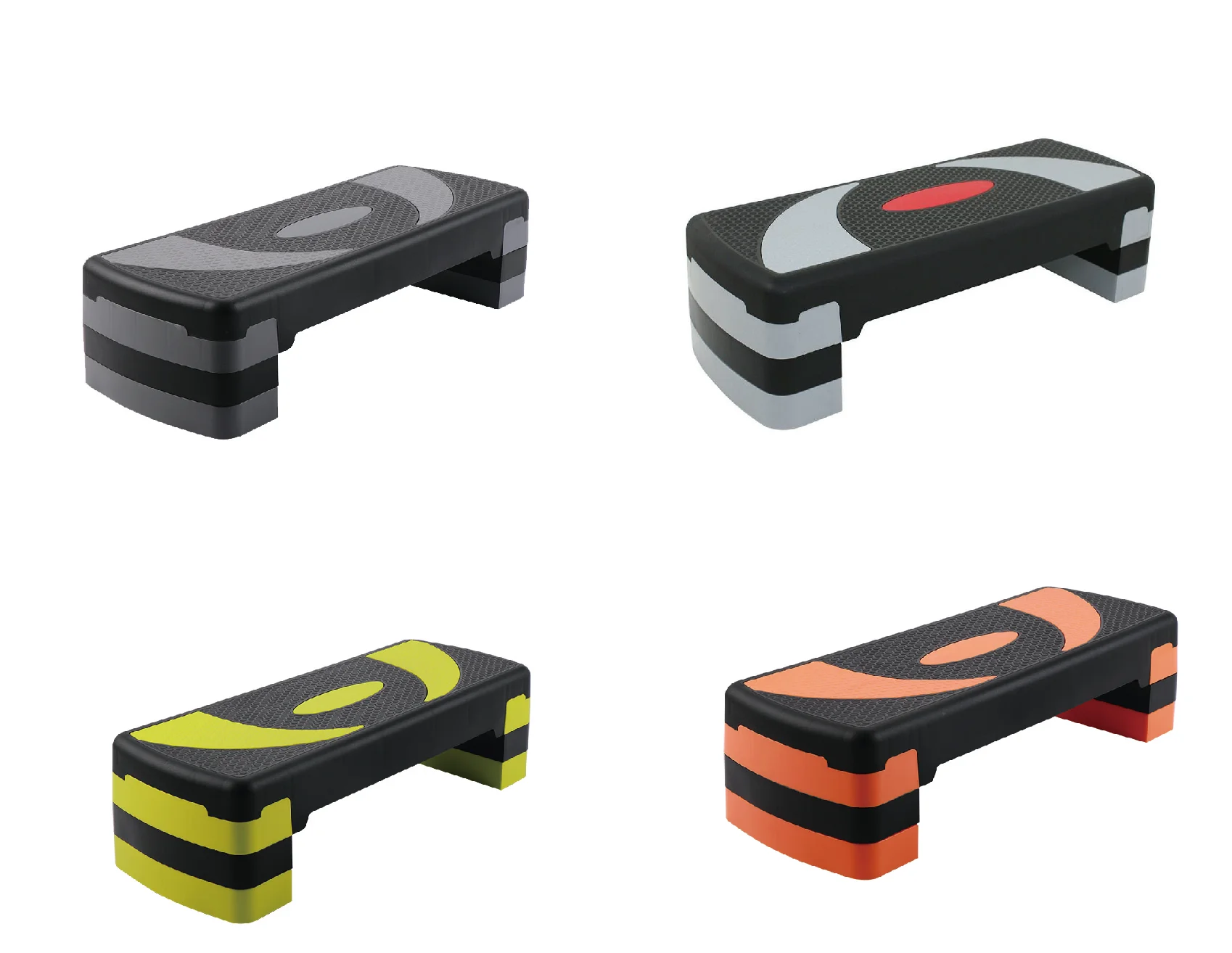 
Hot Selling 78cm Ajustable Aerobic Step For Bodybuilding Workout Stepper Exercise Balance Bench Fitness Platform 4 Risers 