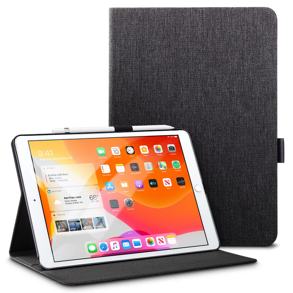 

ESR Simplicity Series Pencil Holder Case For 10.2inch PU Leather for ipad 7th generation case